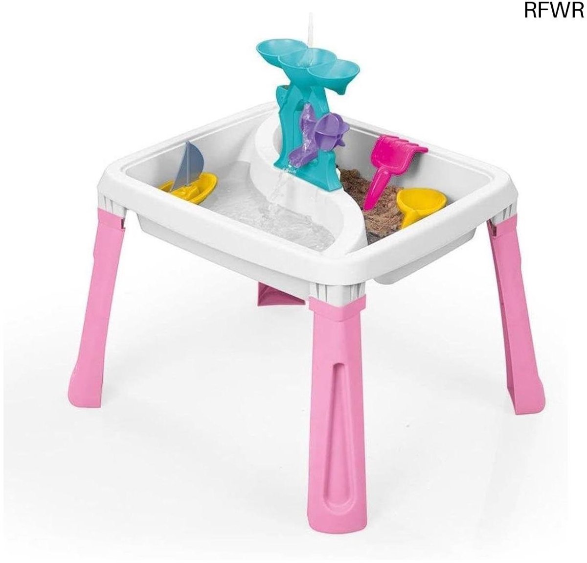 RFWR® Creatieve 3-in-1 Zand- en Watertafel voor Kinderen | Activiteitenbord, Buitenspeelgoed en Interactieve Speeltafel